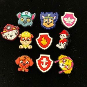 10 pc Paw Patrol Croc Charms